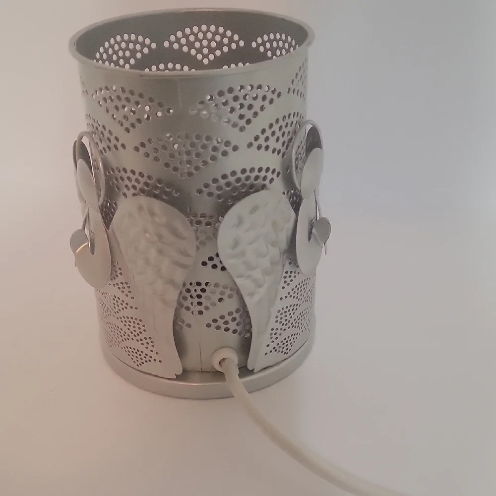 Tin Silver Angel Motif Accent Light.